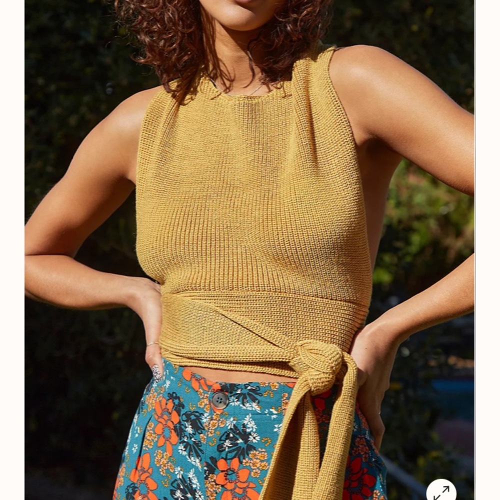 Orchid convertible sweater tank